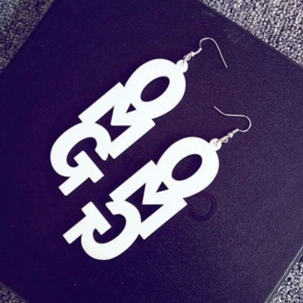 🎉 OMG Earrings - Picture 1 of 3